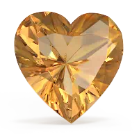 Heart Citrine