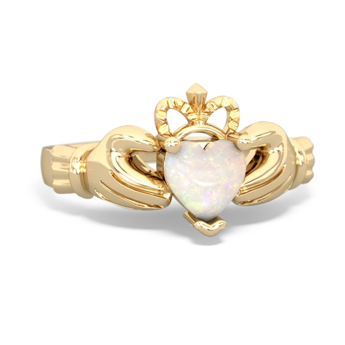 opal claddagh ring