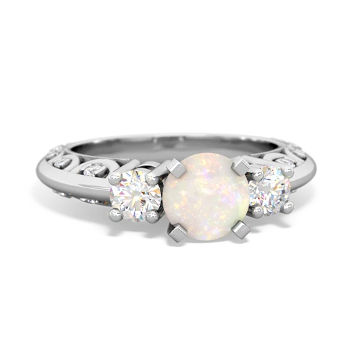 opal engagement ring