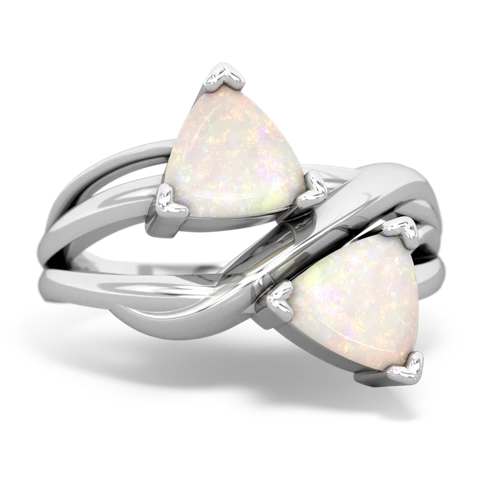 opal filligree ring