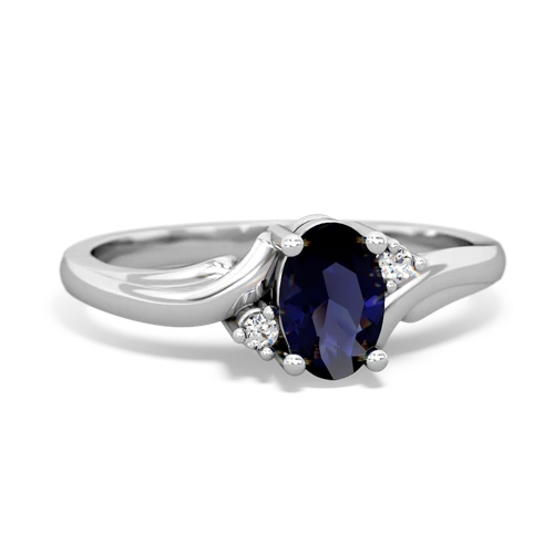 sapphire filligree ring