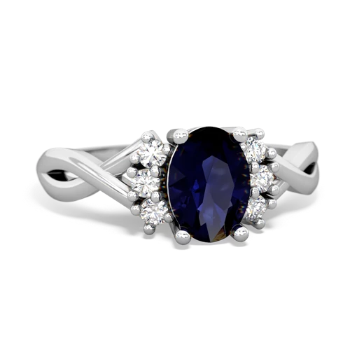 sapphire filligree ring