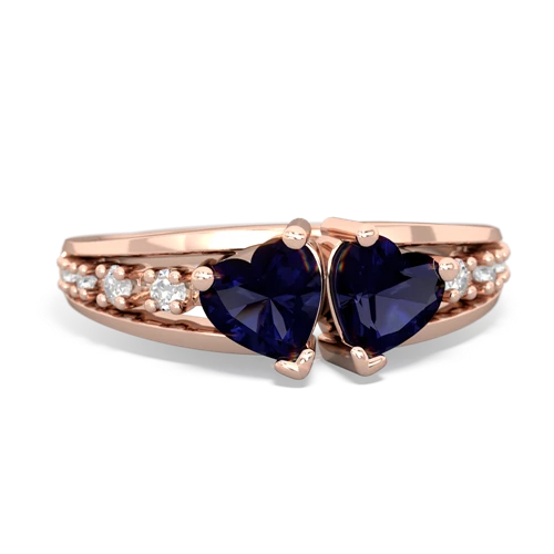 sapphire modern ring