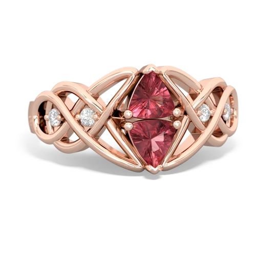 tourmaline celtic knot ring