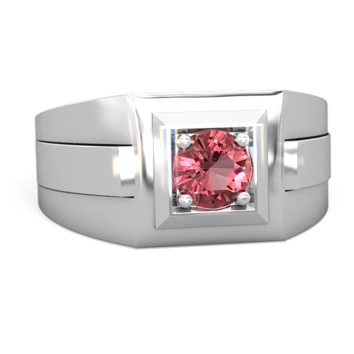 tourmaline mens round ring