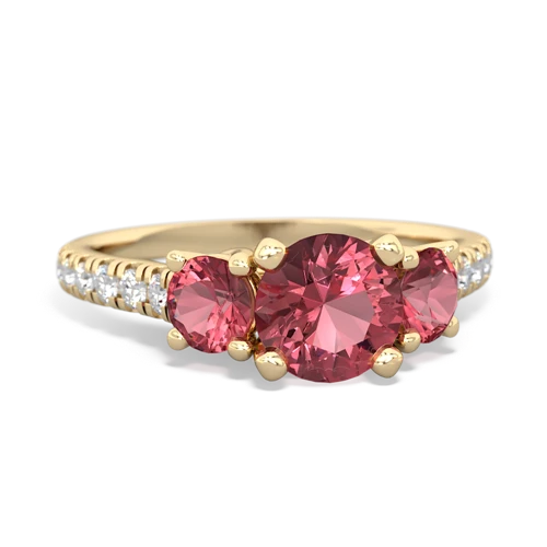 tourmaline trellis pave ring