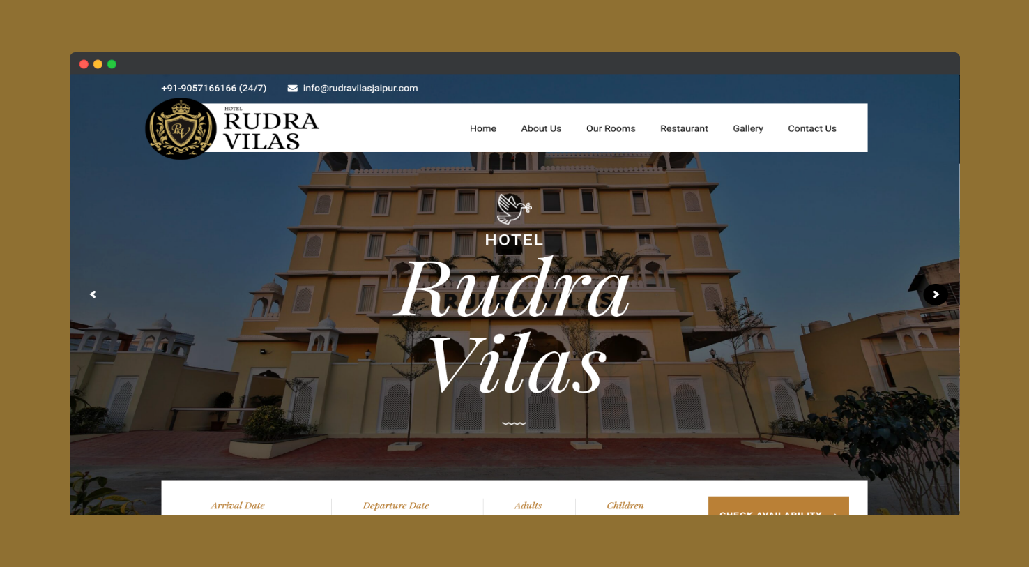 RudraVilasJaipur.com
